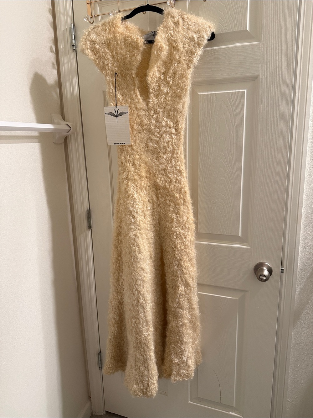 Vintage 100% Mohair Hand-Knitted Maxi Dress | Quest for Valhalla